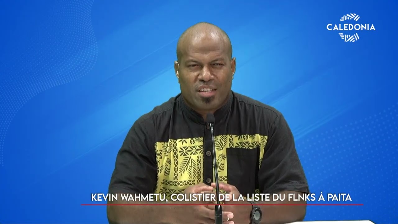 Kevin WAHMETU, colistier de la liste de la liste du FLNKS à Païta
