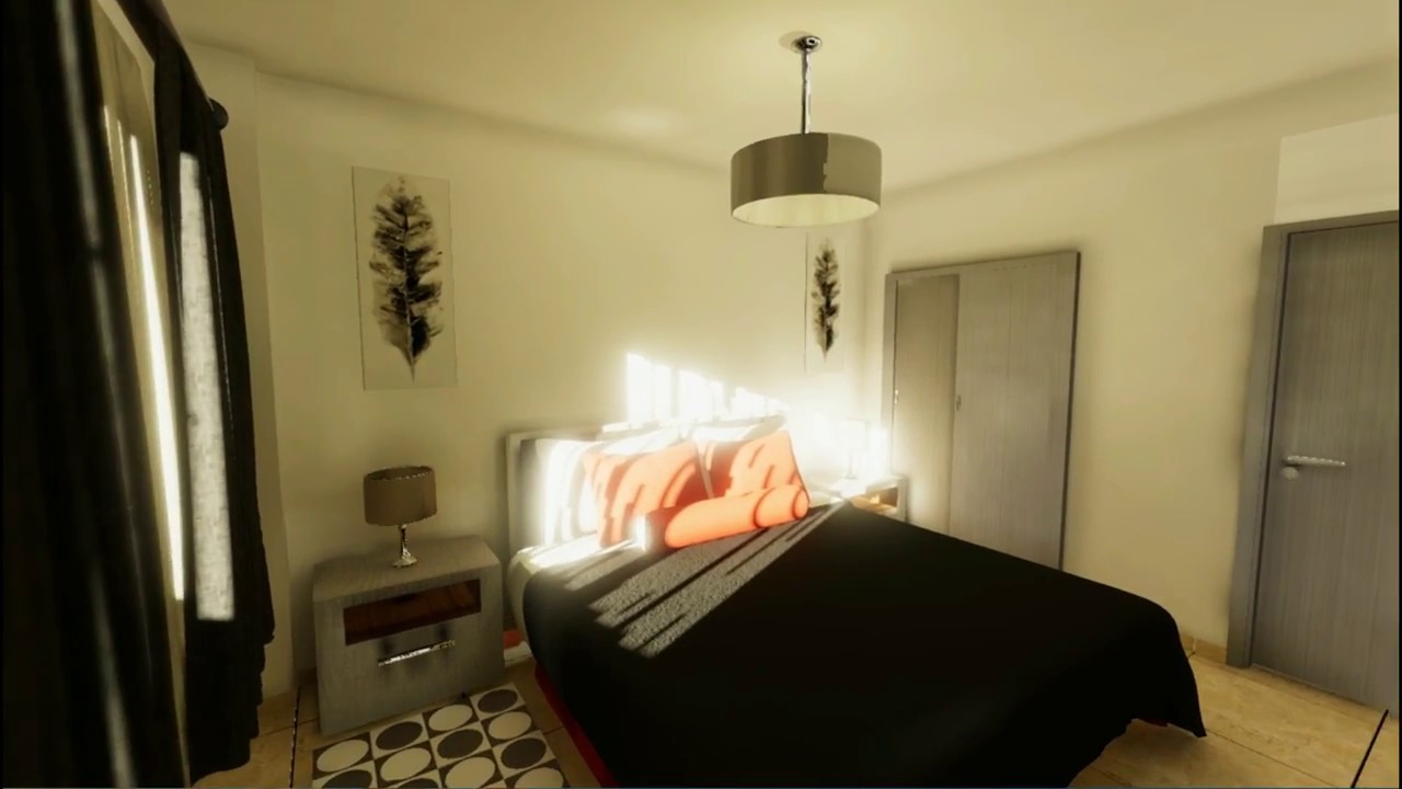Résidence BEAULIEU, vente appartement de type F3 (ORAN, ALGERIE) - Photorealism Archviz UNITY3D 2017