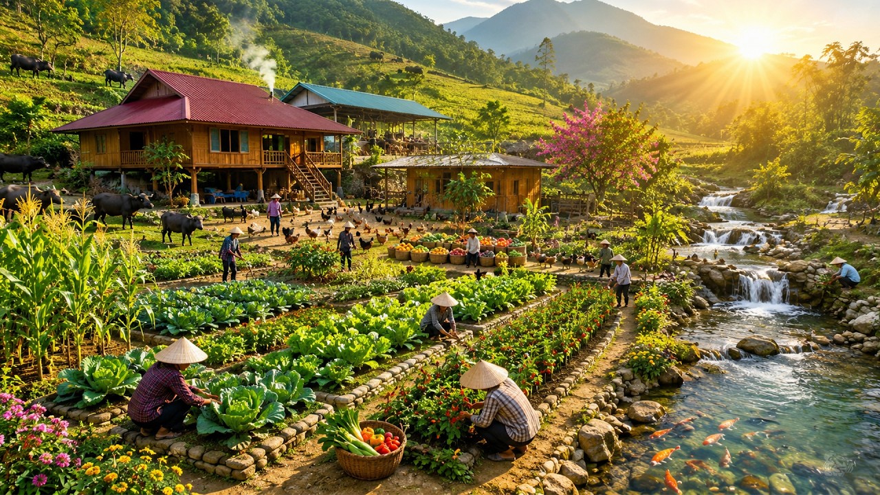 A Bountiful Life: A Lush Green Farm, a Peaceful Life Caring For Livestock