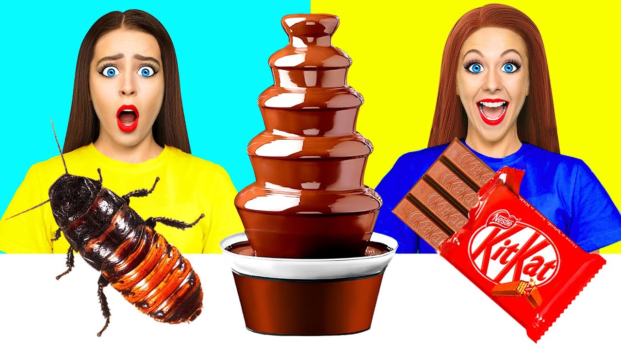 Шоколадный Фонтан Челлендж | Потрясающие Кухонные Лайфхаки от Choco DO