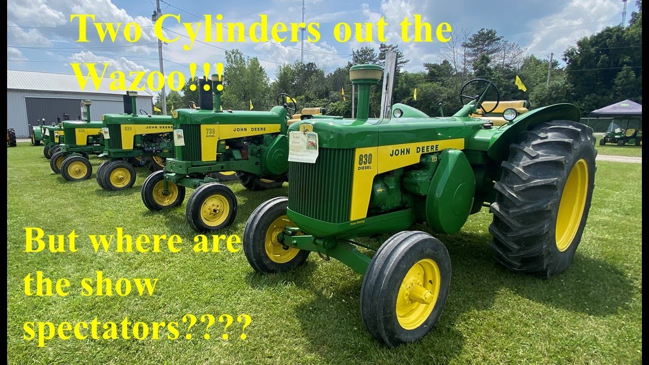 Двухцилиндровый John Deere просто супер!!!