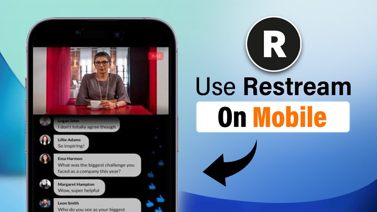 How to Use restream on mobile
