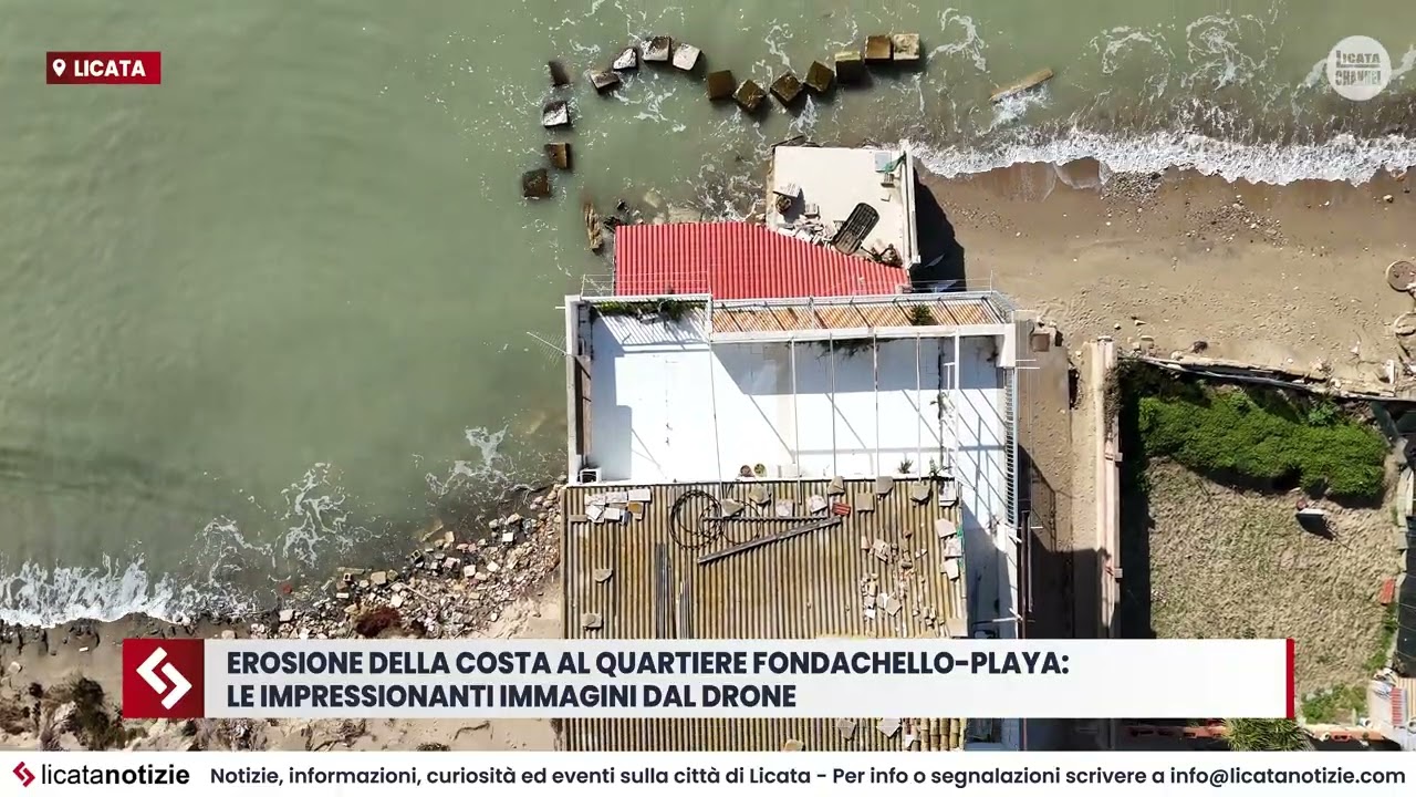 Licata, la costa di Fondachello-Playa divorata dal mare
