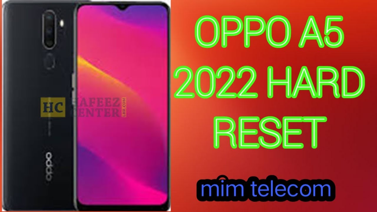 oppo a5 2020 cph1933 password hard reset 2026