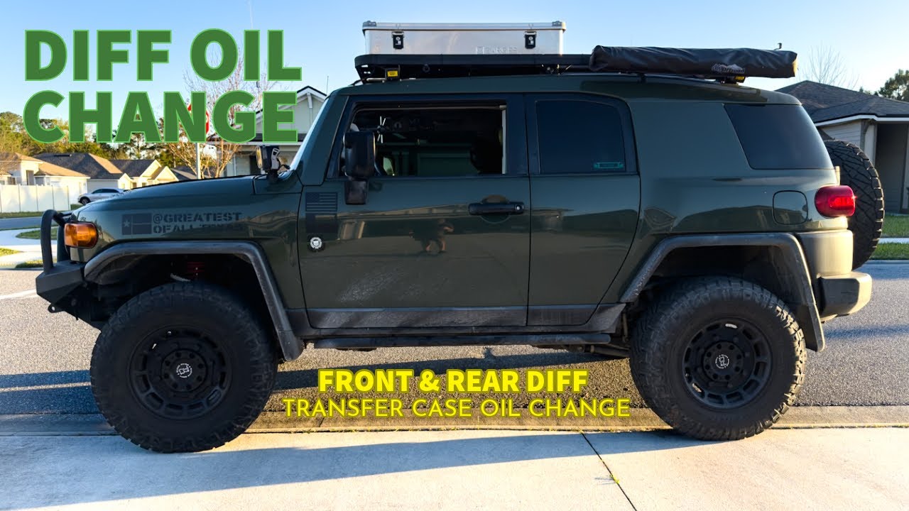 F/R Diff & Tran oil change FJ CRUISER