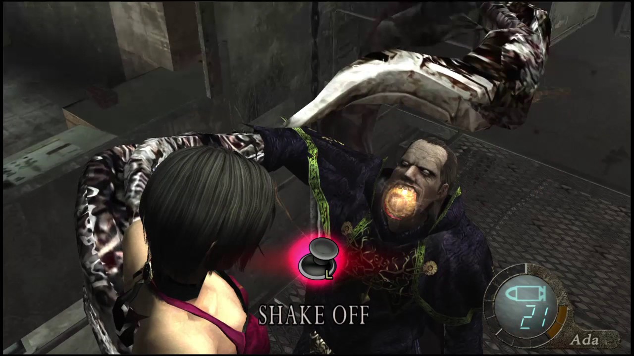 resident evil 4 ada impalement death