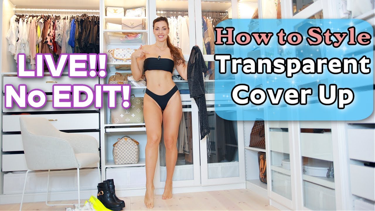 Styling Cover Ups ✨ Live no Edit try on