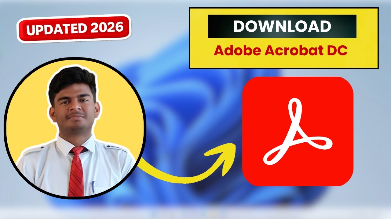 Как загрузить и установить Adobe Acrobat Reader DC в Windows 10/11 (2025) | Бесплатный просмотрщи...