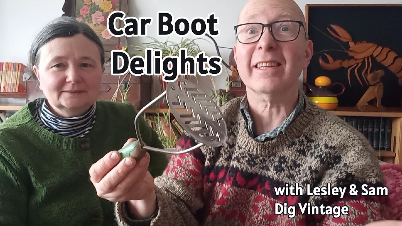 A llama, a seal, a squirrel and other delightful treasures. What did we get from the carboot sale?