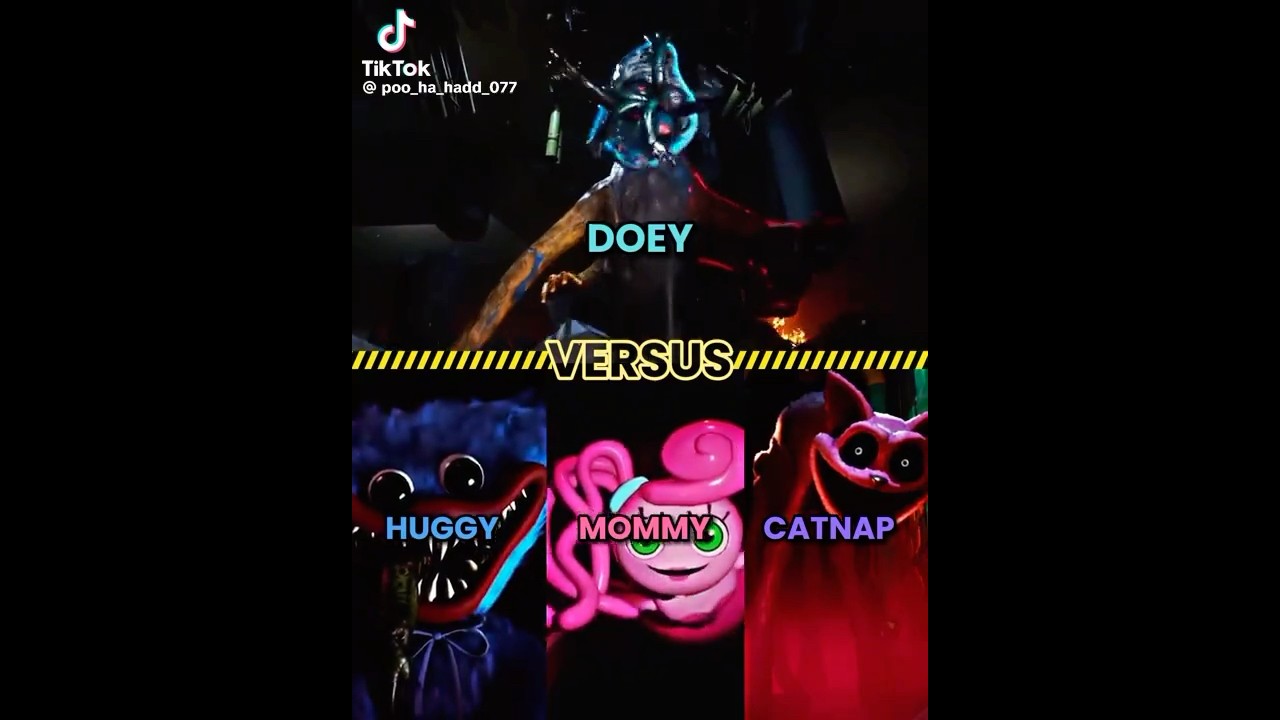 Doey The Doughman vs Huggy Wuggy Mommy long legs Catnap #pockyday #gibby #podge #grumpybear