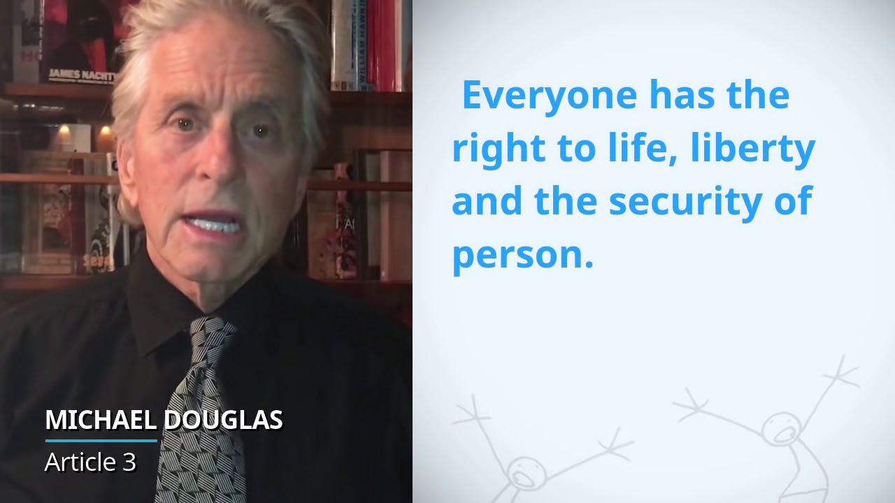 UDHR Video Article 3 English Michael Douglas
