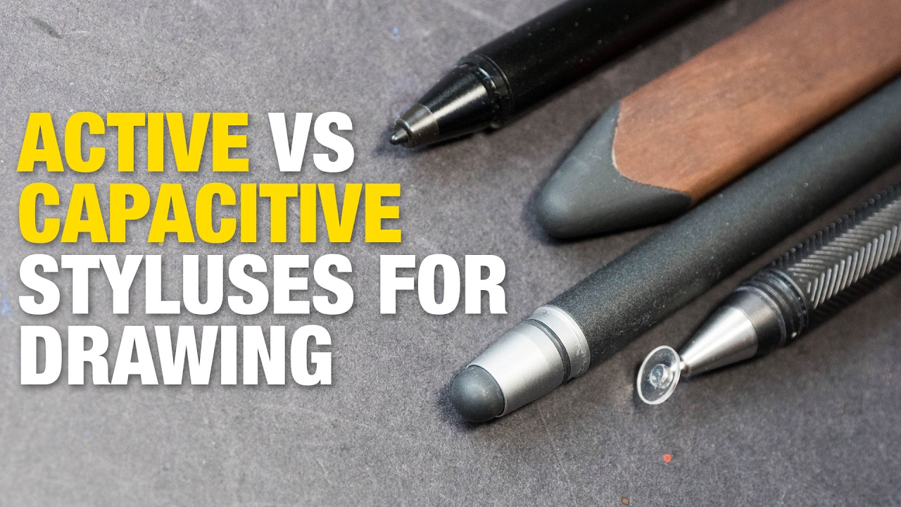 Active vs Capacitive Styluses for Drawing