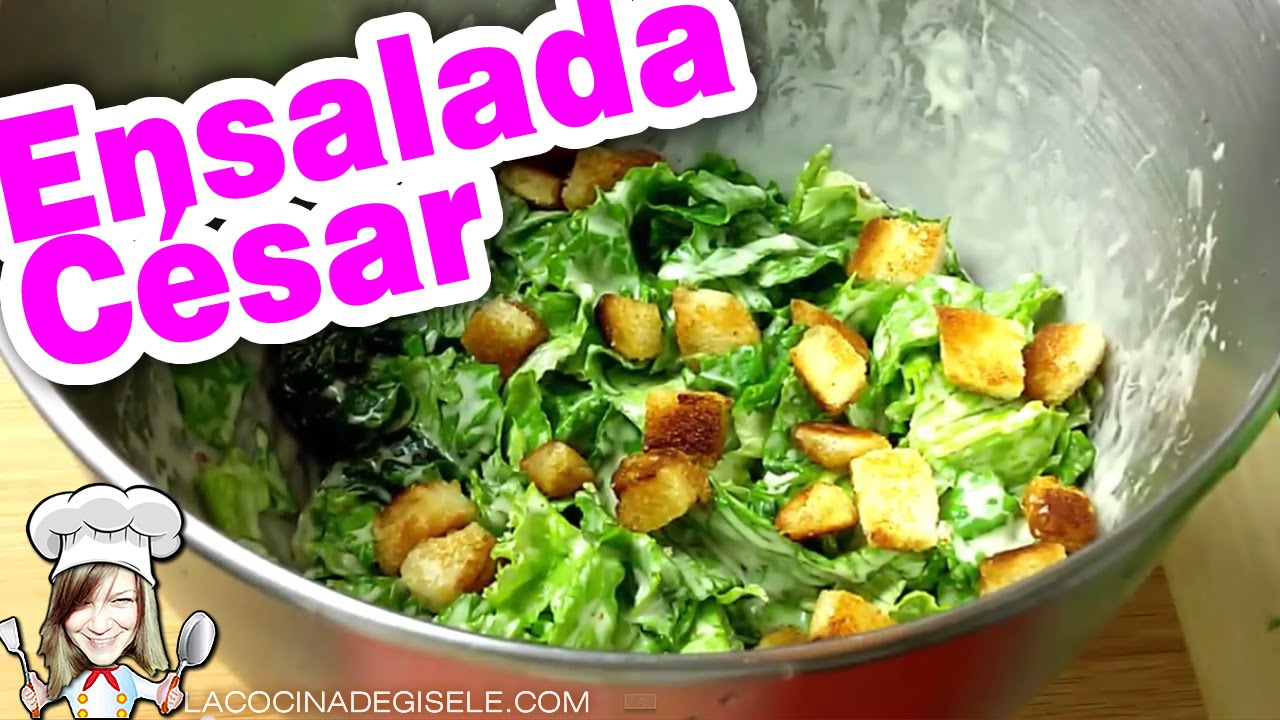 Ensalada Cesar ¡Facil y rápida! Receta Original
