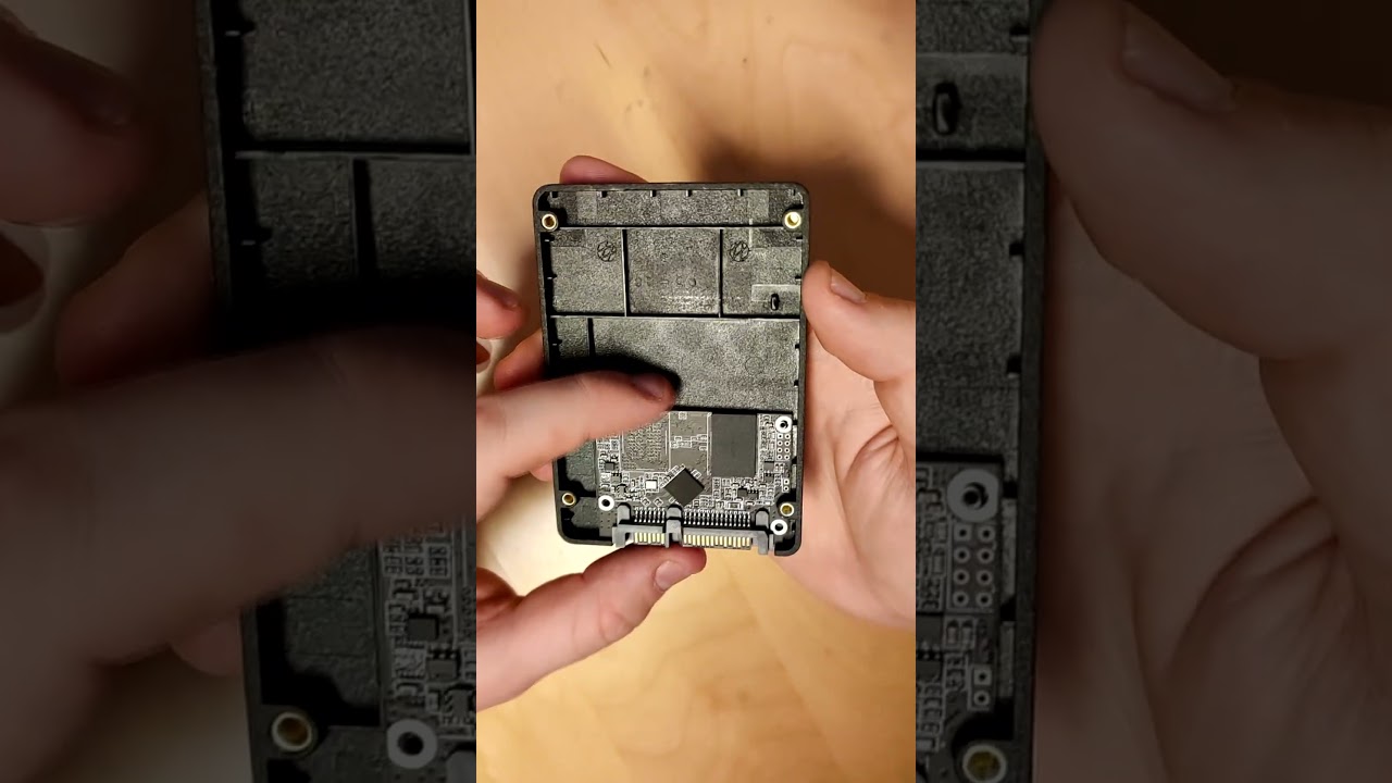 What is inside of a cheap SSD?