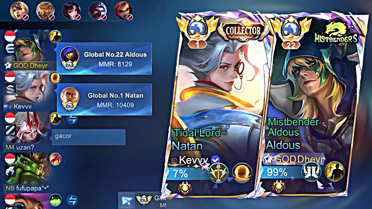 Nyobain Duo Ranked Bareng Top Global 1 Natan! Natan Kevvv Mengamuk Cuy!