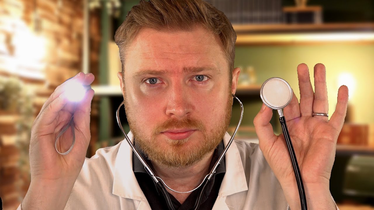 ASMR -  Comprehensive Cranial Nerve Examination Roleplay (Word Association, Follow The Light)