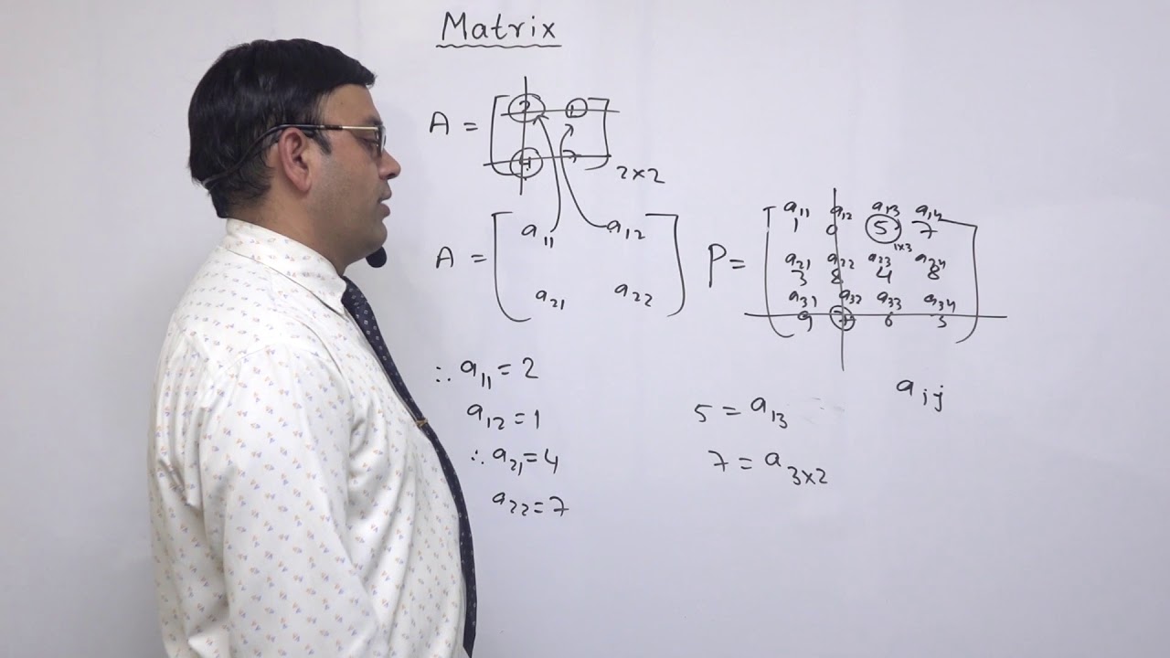 Class 11 maths  Matrices and determinants part 1