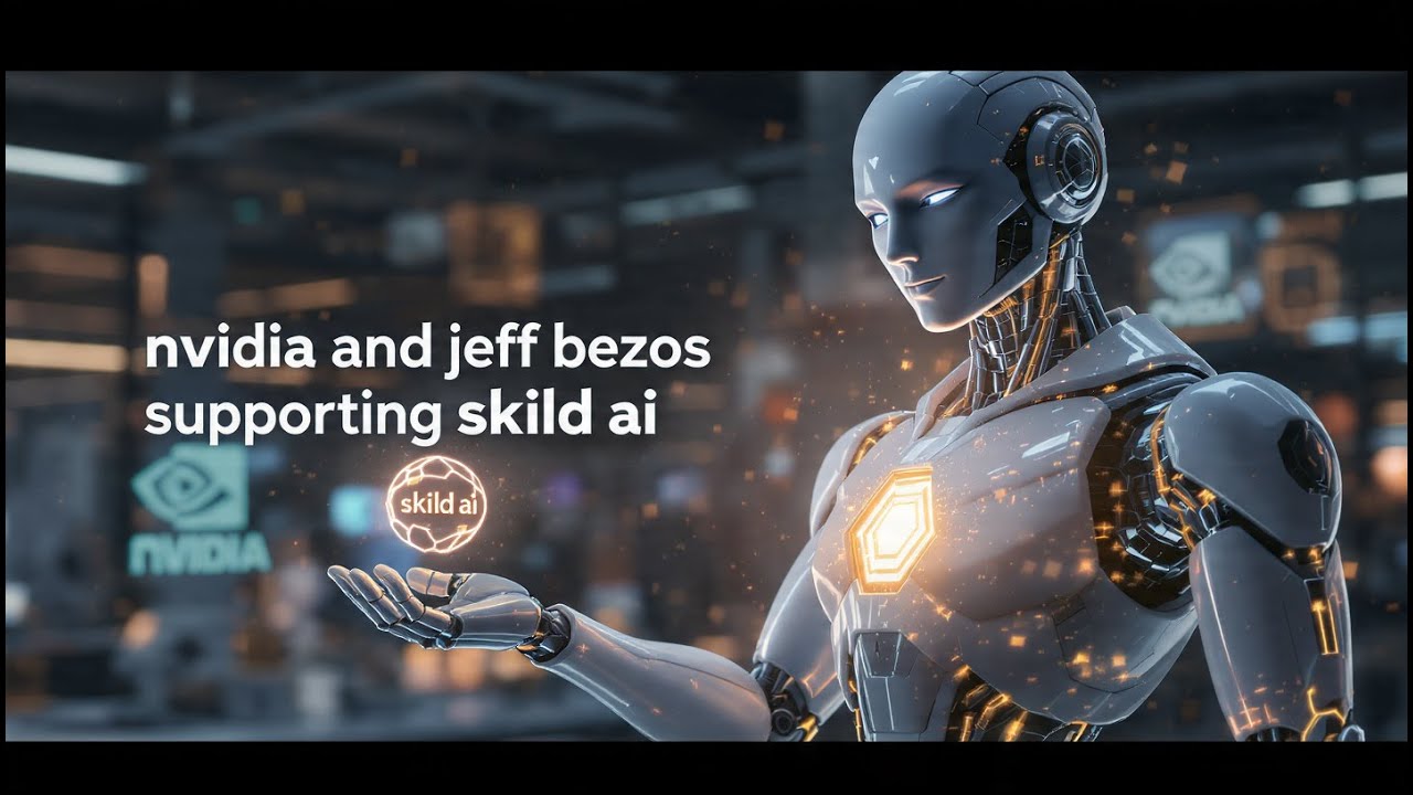 Nvidia and Jeff Bezos supporting  Skild AI robotics software #nvidia #JeffBezos #skildai #robotics