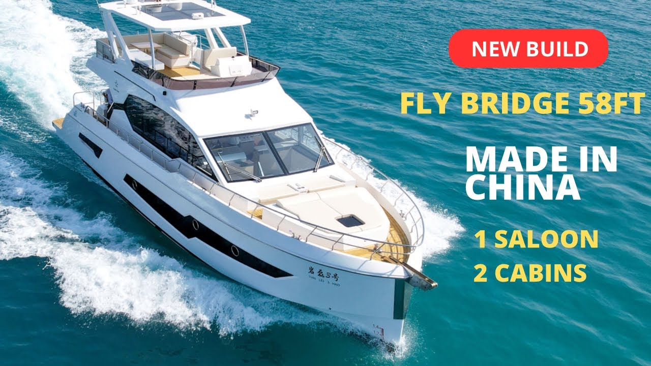 *New* Yacht Made In China 58ft, New Build, China Sanya Boat Show 2023