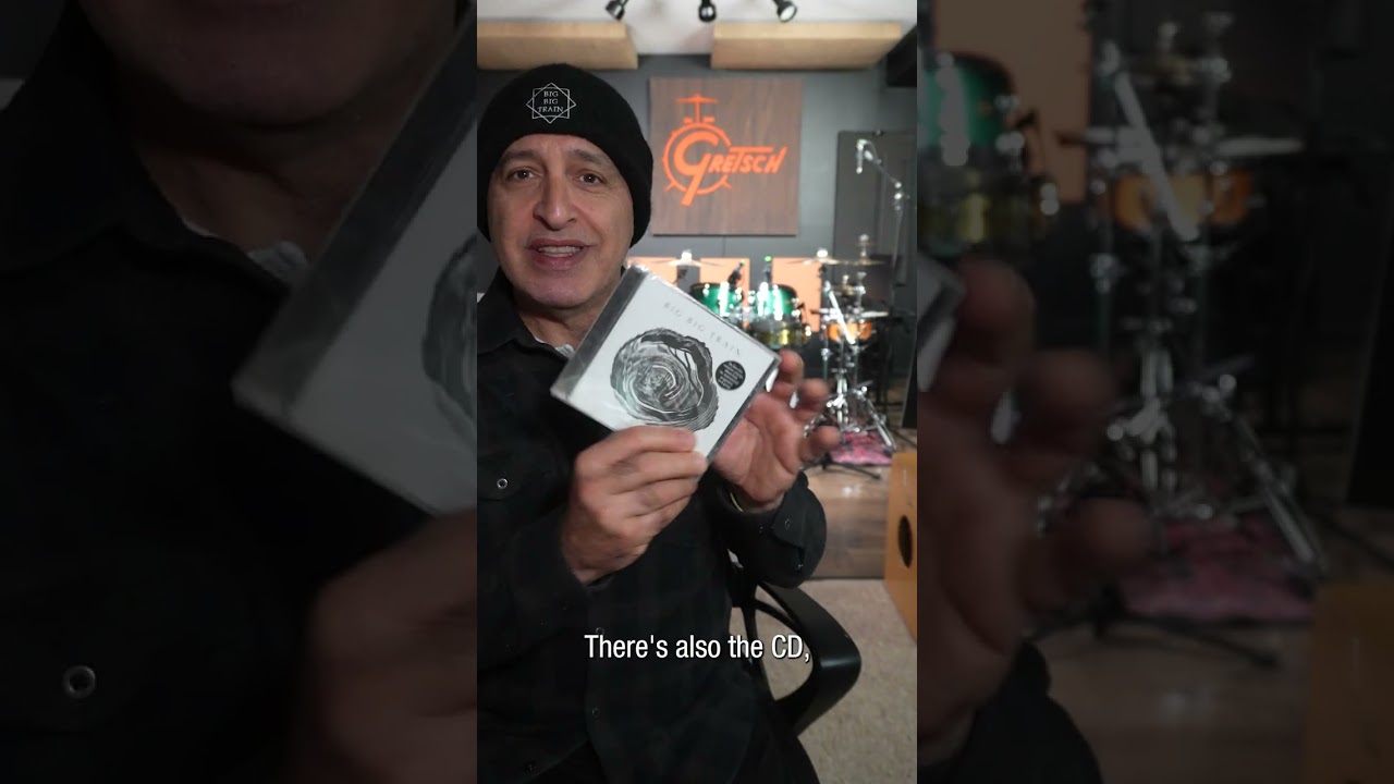 Nick D'Virgilio shows off the formats for the new Big Big Train album 'Woodcut'.
