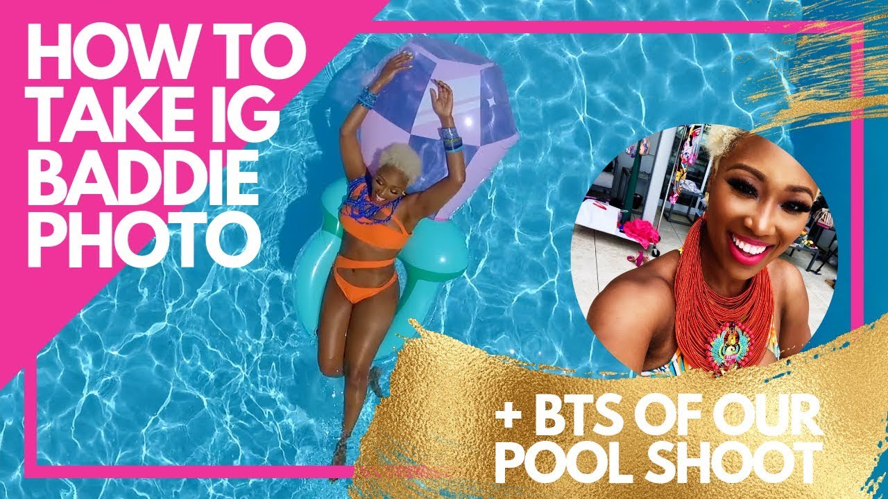 HOW TO TAKE BOMB PHOTOS FOR YOUR IG, BRAND, ETC + BTS POOL SHOOT AND DRONE FOOTAGE