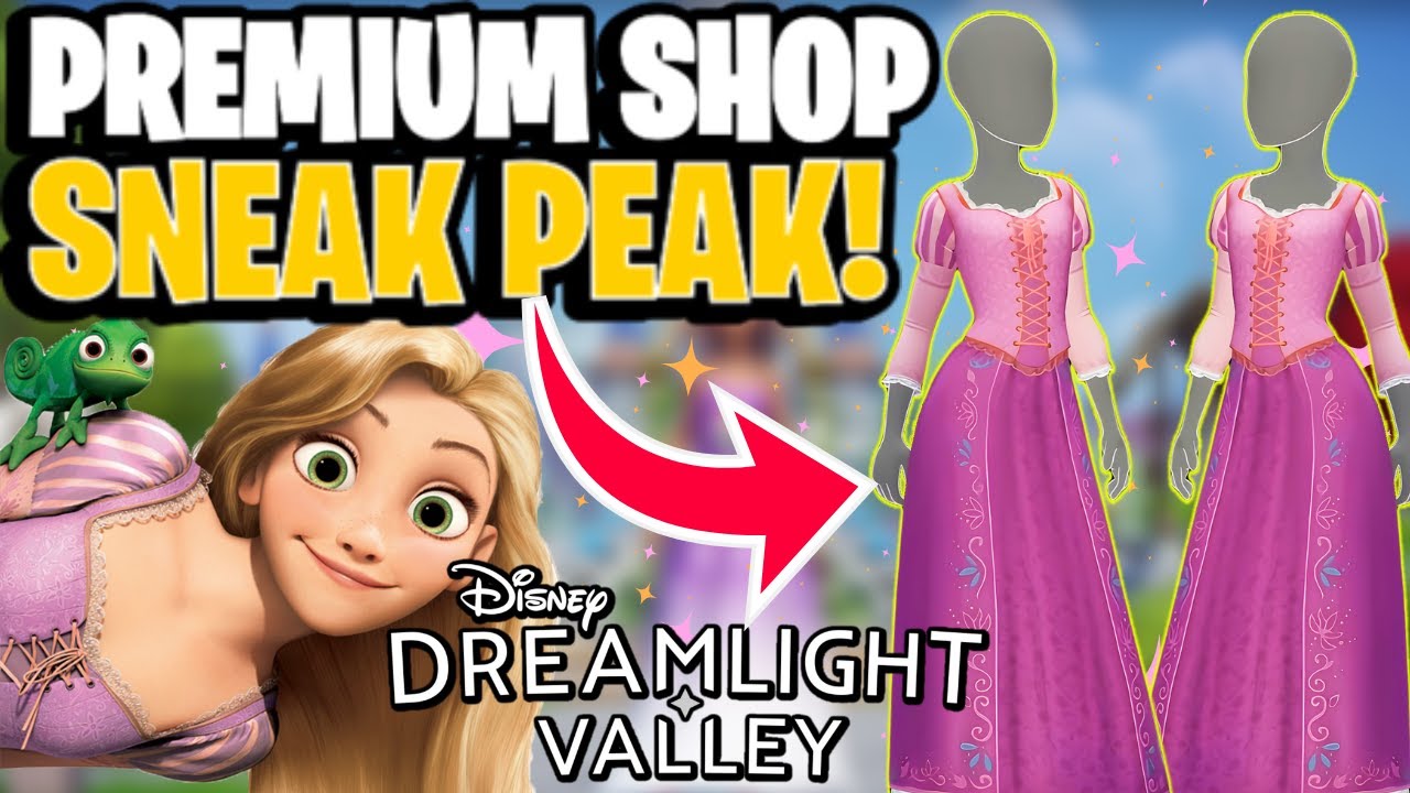 Gameloft HINTS Rapunzel Dress Arrives TOMORROW! (Premium Shop)  | Dreamlight Valley