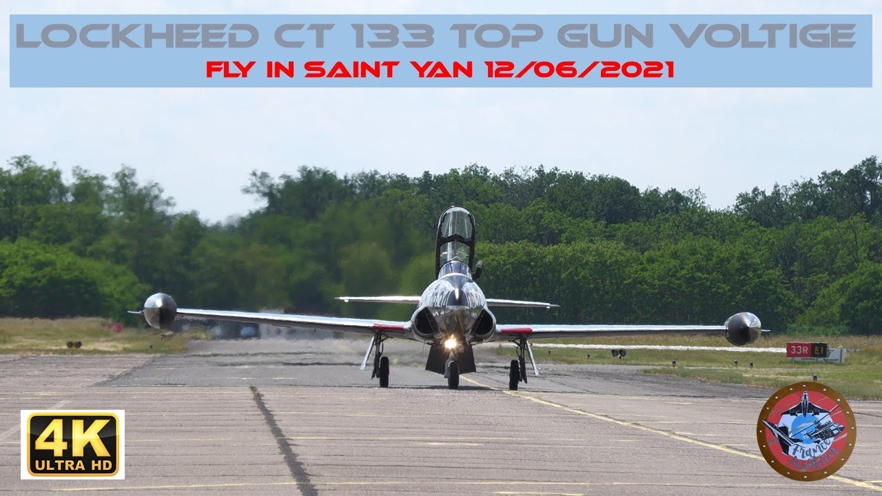 LOCKHEED T33 FLY In Saint Yan 12 Juin 2021