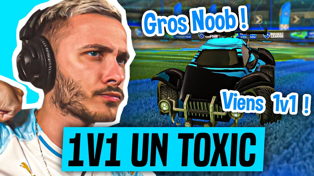 UN MATE HORRIBLE ME TRASHTALK ! JE LE KARMA FORT 🤣 ! (Rocket League)