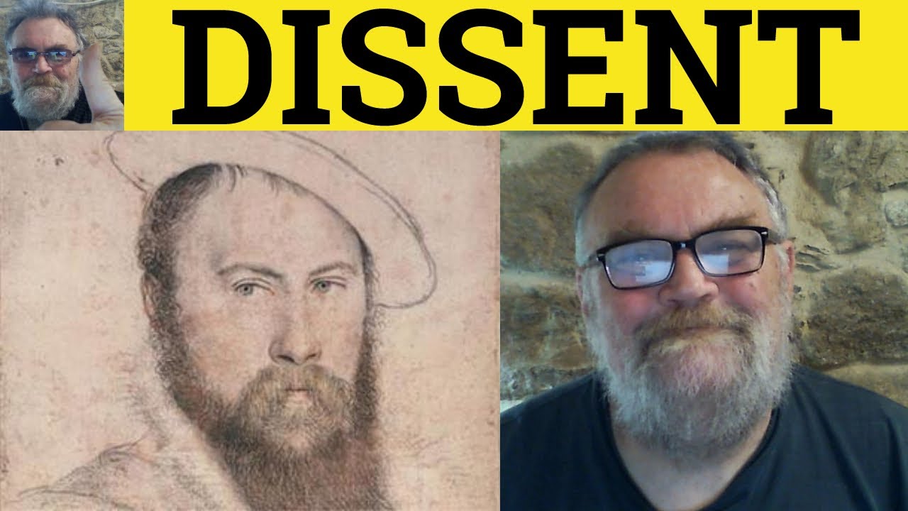 🔵 Dissent Meaning - Dissenter Defined - Dissent Examples - GRE Vocabulary