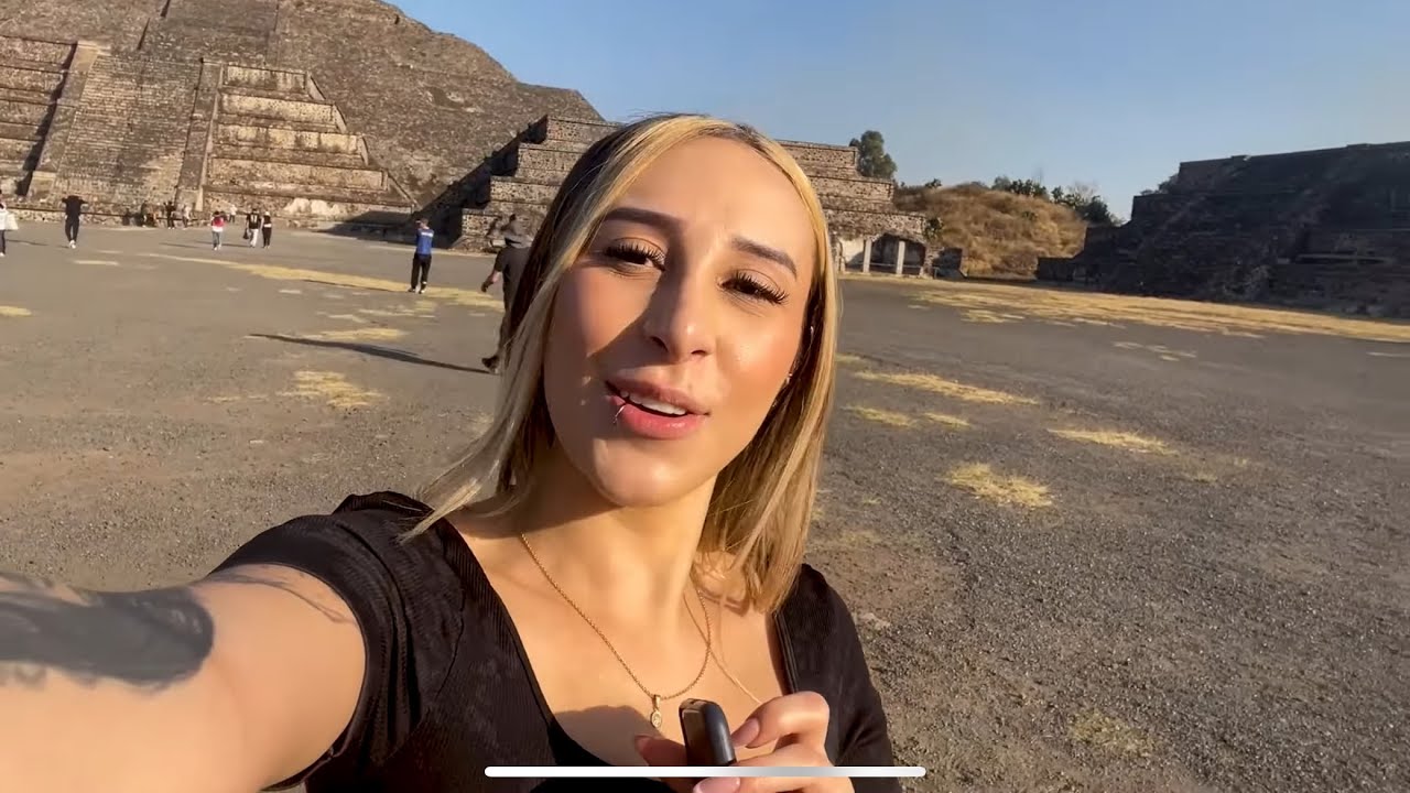 Colombiana va a las piramides de Teotihuacán 🇲🇽 SE EMOCIONA 😱