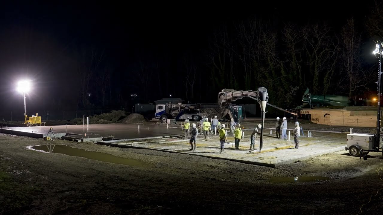 Concrete Pour - Timelapse