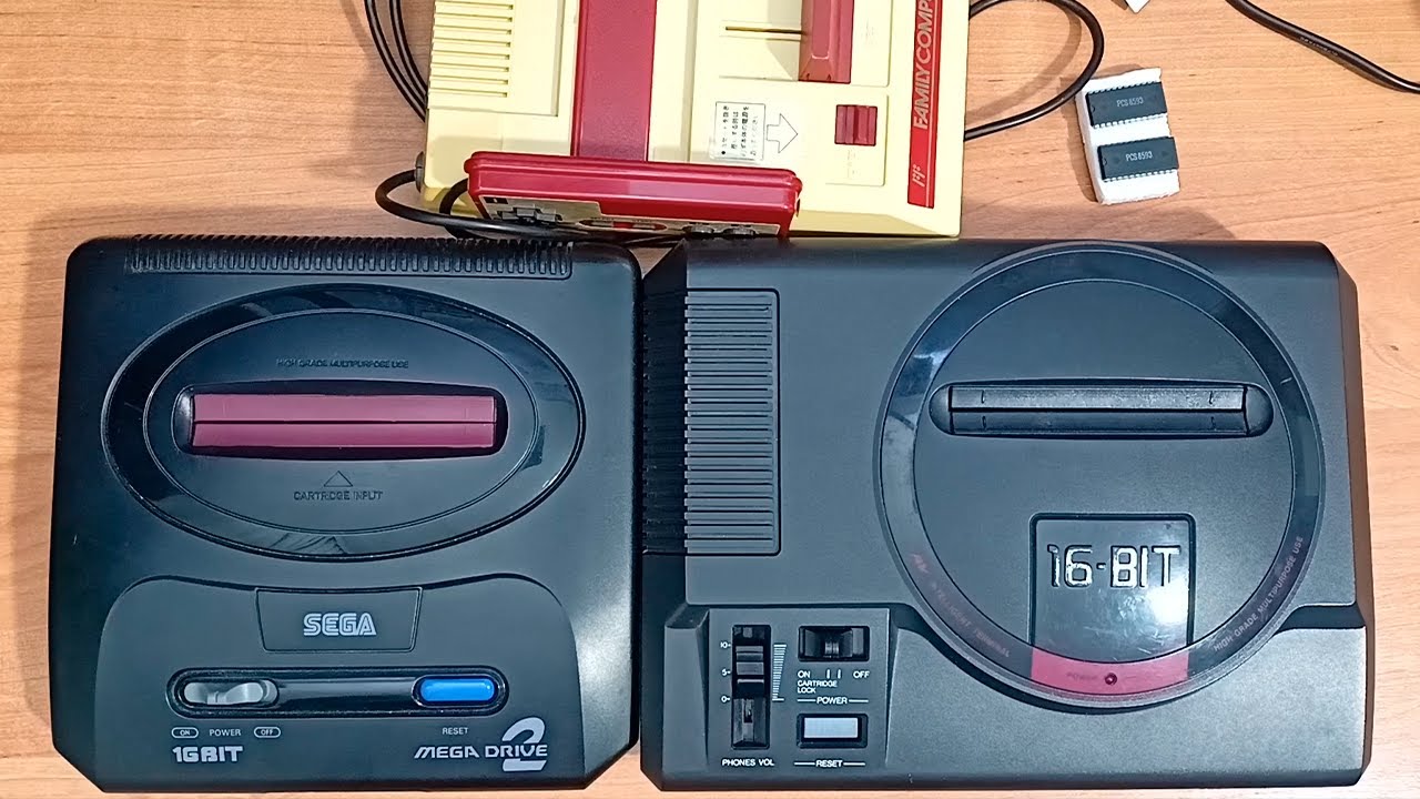 AV мод для Famicom и 2 древних клона SEGA.