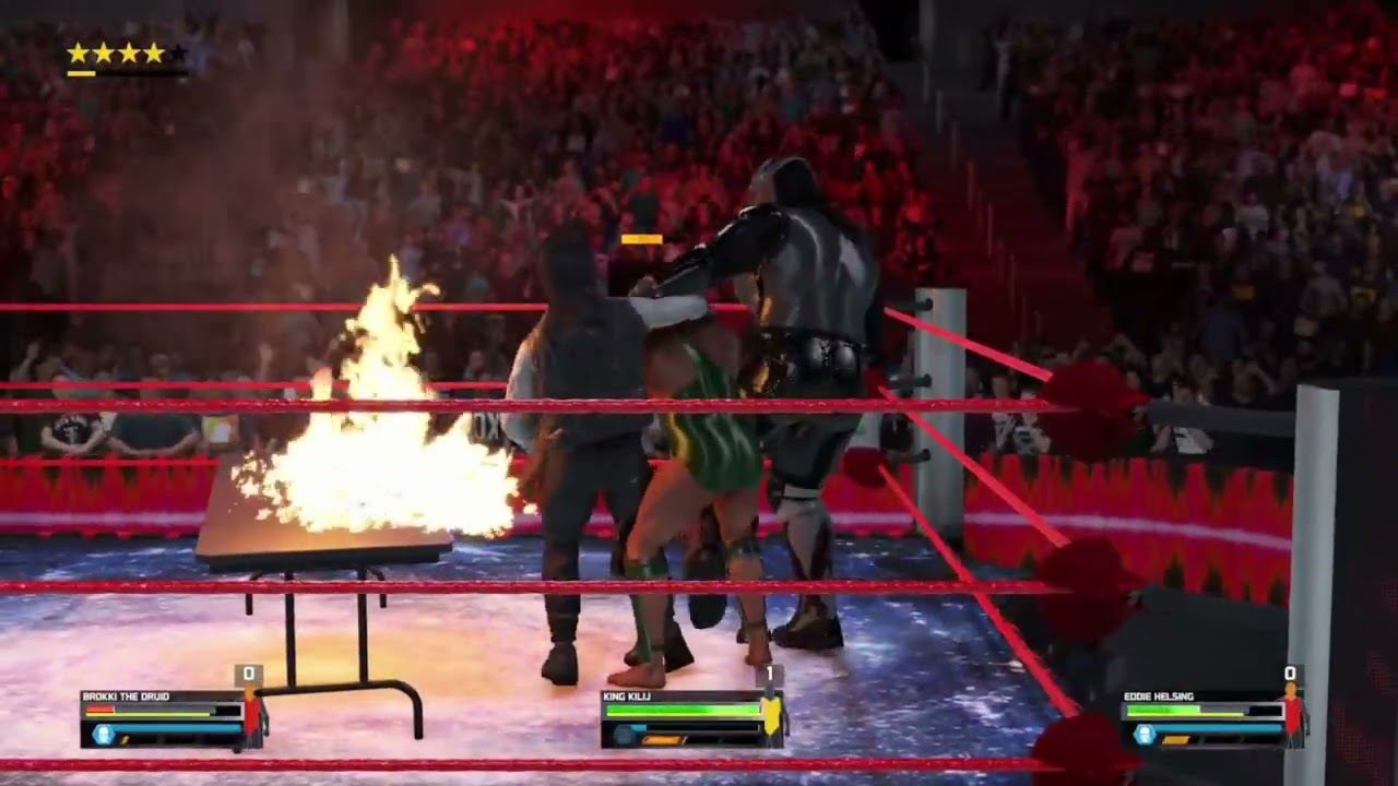 WWE2K25 Custom Universe: Enter The M.A.W. S1E20 Match 5: Best-of-Three Eddie Vs Brokki Vs Kilij
