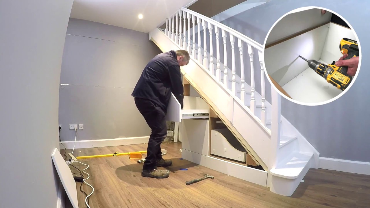 Three Drawer Unit by Smart - The Under Stairs Storage Company