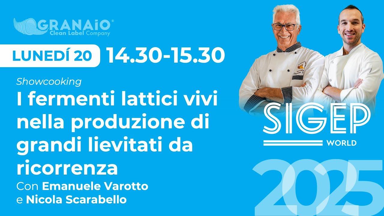 Sigep 2025 – Showcooking con Emanuele Varotto e Nicola Scarabello 