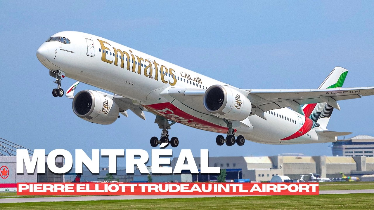 🇨🇦✈️ Наблюдение за самолетами в аэропорту Монреаль-Трюдо (YUL/CYUL)Потрясающие кадры с самолётами
