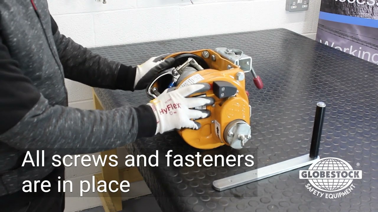 Pre-Use Inspection Walkthrough for Globestock's G.Winch
