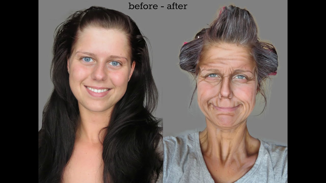 Grime Tutorial: Old Age Make-up (using cream products)