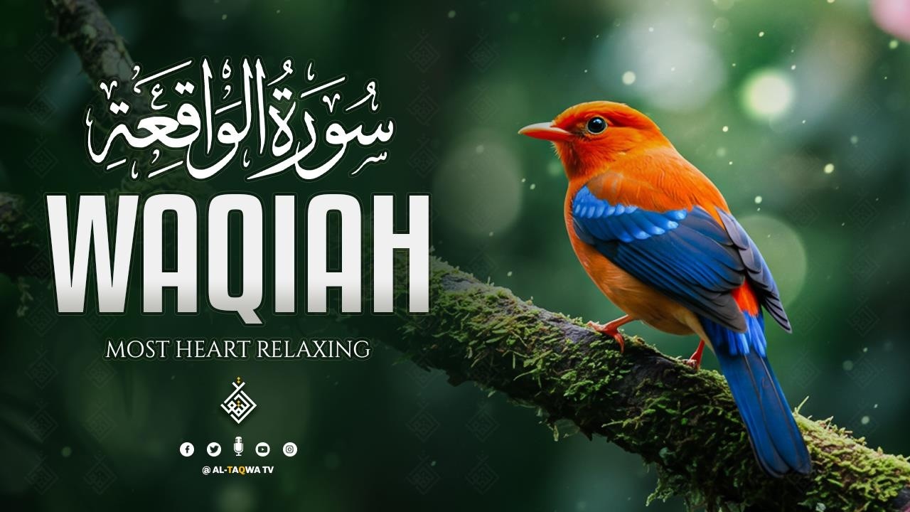 Surah Al Waqiah سورة الواقعة | Find Comfort and Mercy in This Peaceful Recitation | Al-Taqwa TV