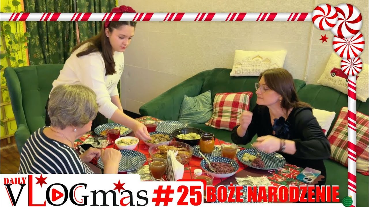 VLOGMAS 25: Świąteczny obiad u RODZICÓW 🦆Jakie PREZENTY znalezlismy pod CHOINKĄ 🎁 | MARZENA I MAREK