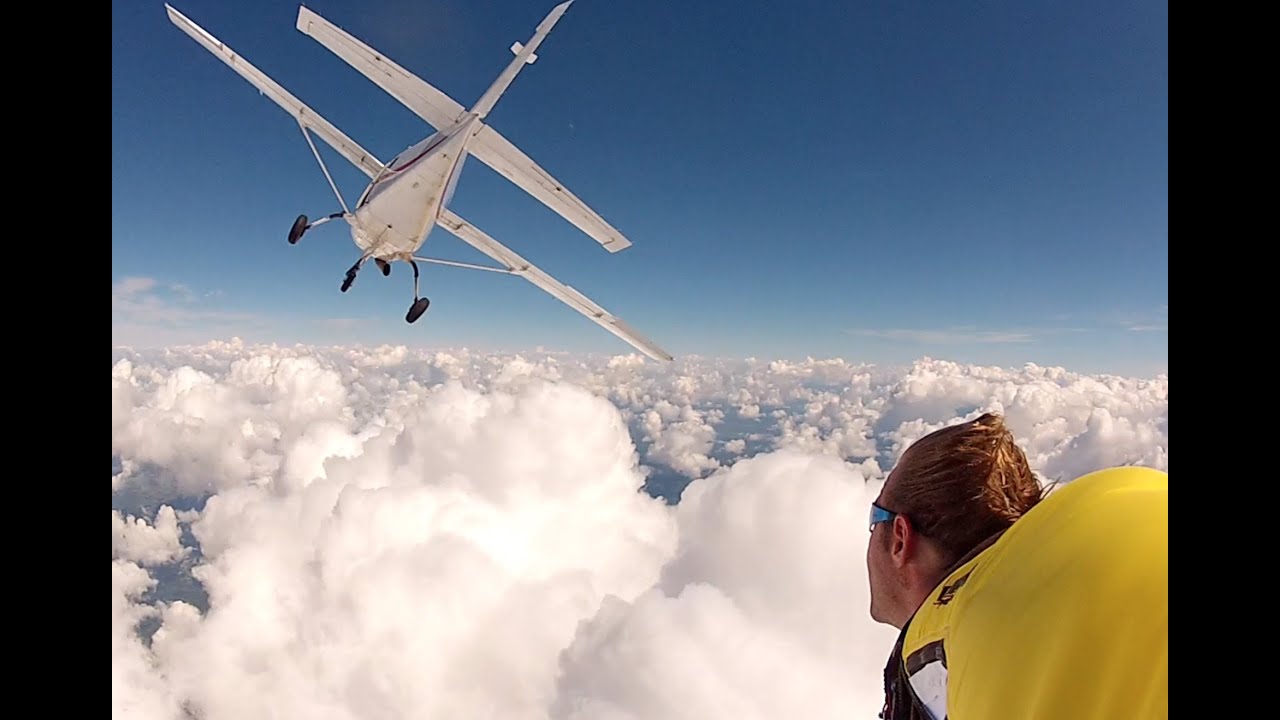 Epic Wingsuit cloud surfing (Living On A Cloud)