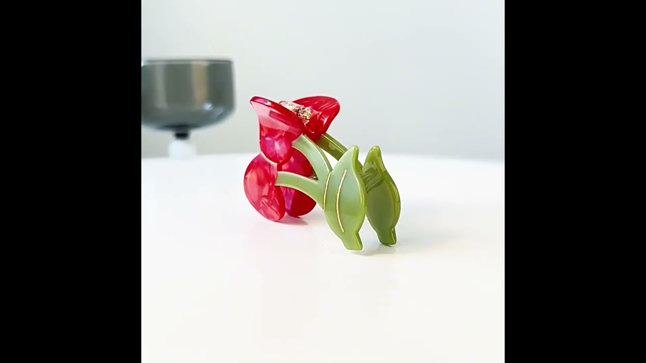 Cherry Hair Claws for Summer