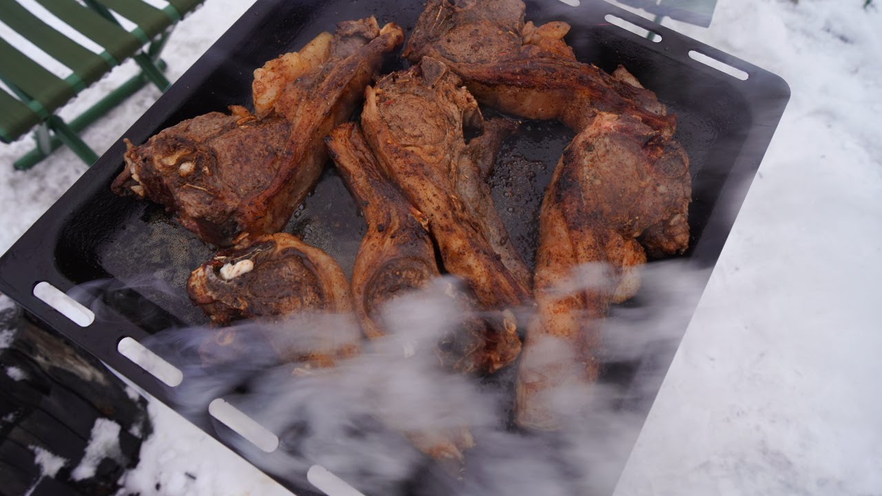 Sizzling Cast Iron Beef | Outdoor Cooking in Nature