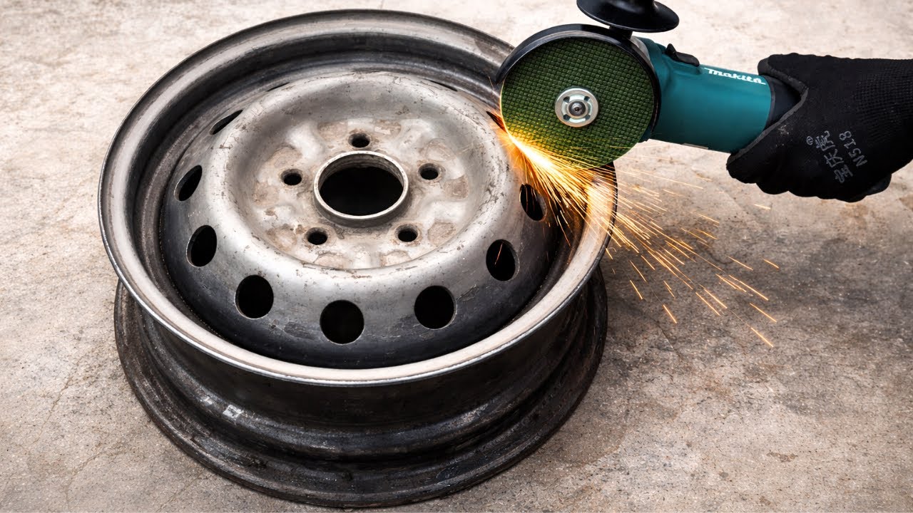 DON’T Throw Away Old Car Rims! This DIY Idea Is Incredible 🔥