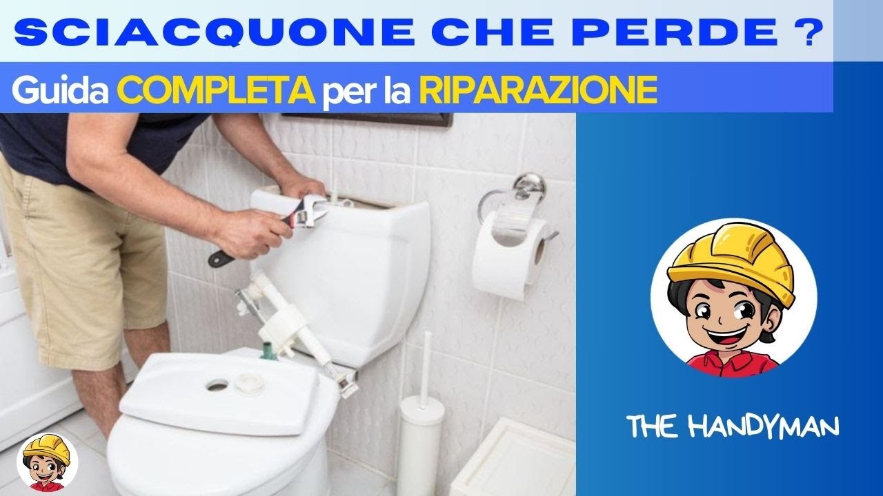 Sciacquone perde acqua - Cassetta a muro STIR BLITZ - Riparazione sciacquone