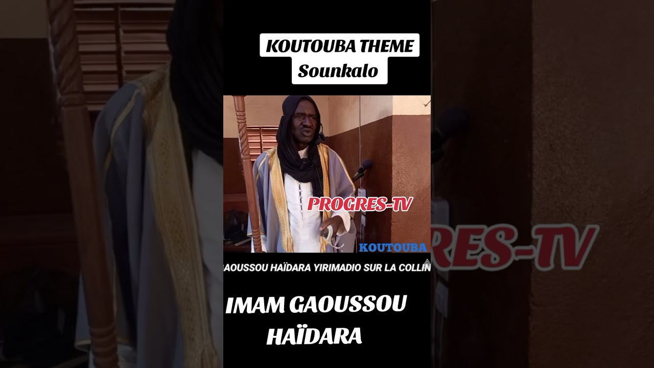 CHERIF GAOUSSOU HAÏDARA YIRIMADIO SUR LA COLLINE DE DOUGOULAKÔRÔ 