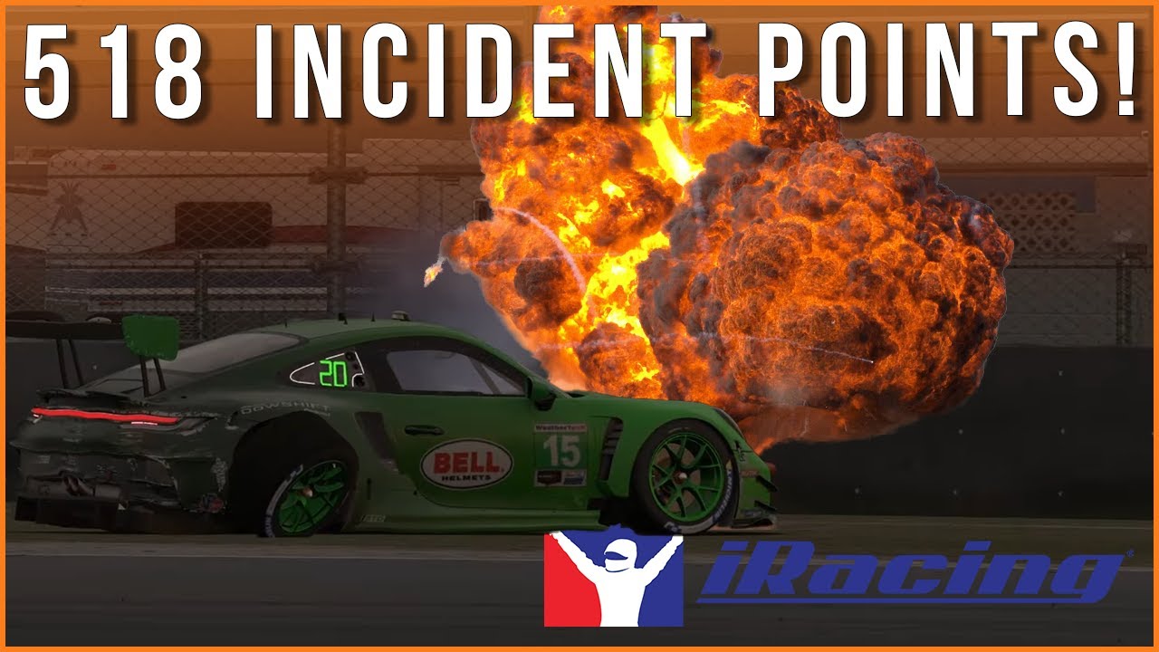 Wie ist so etwas möglich? 518 Incident Points in iRacing 24h Daytona