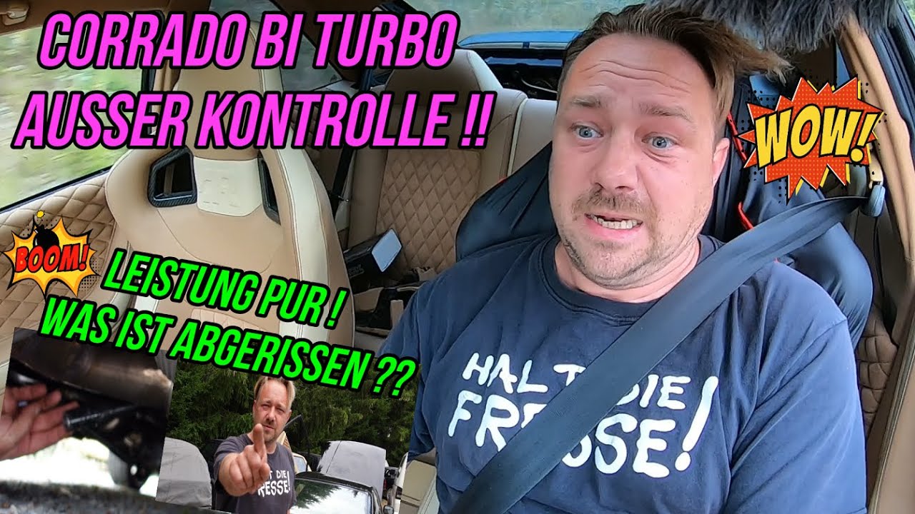 Turbo Gocke - Corrado Bi Turbo DSG Ausser Kontrolle !! Material am Limit ! vr6,r32,turbo,Ecu Master