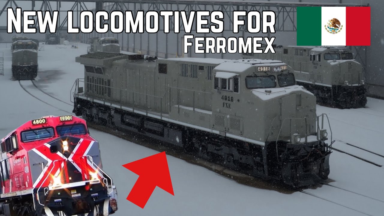 Ferromex становится больше&hellip; (все новейшие локомотивы, которые они приобрели)
