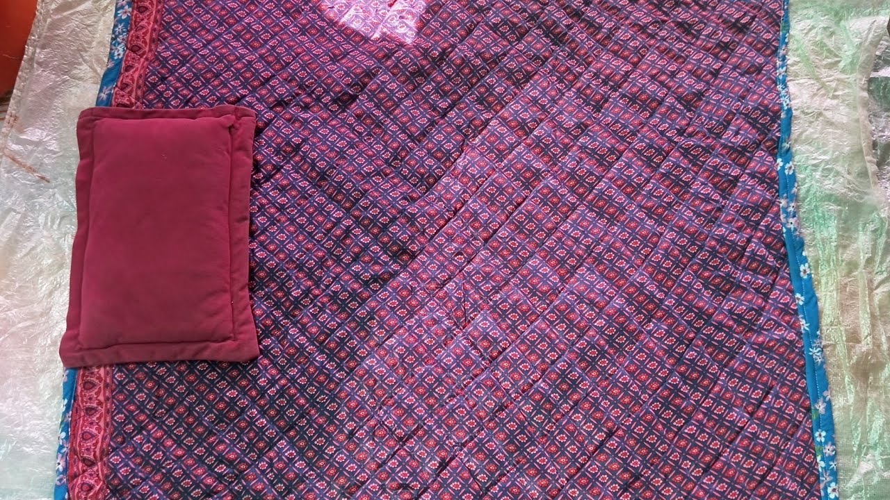 पुराने कपड़े से बच्चों को बेडशीट खूबसूरत बनाएं#baby bed sheet beautiful